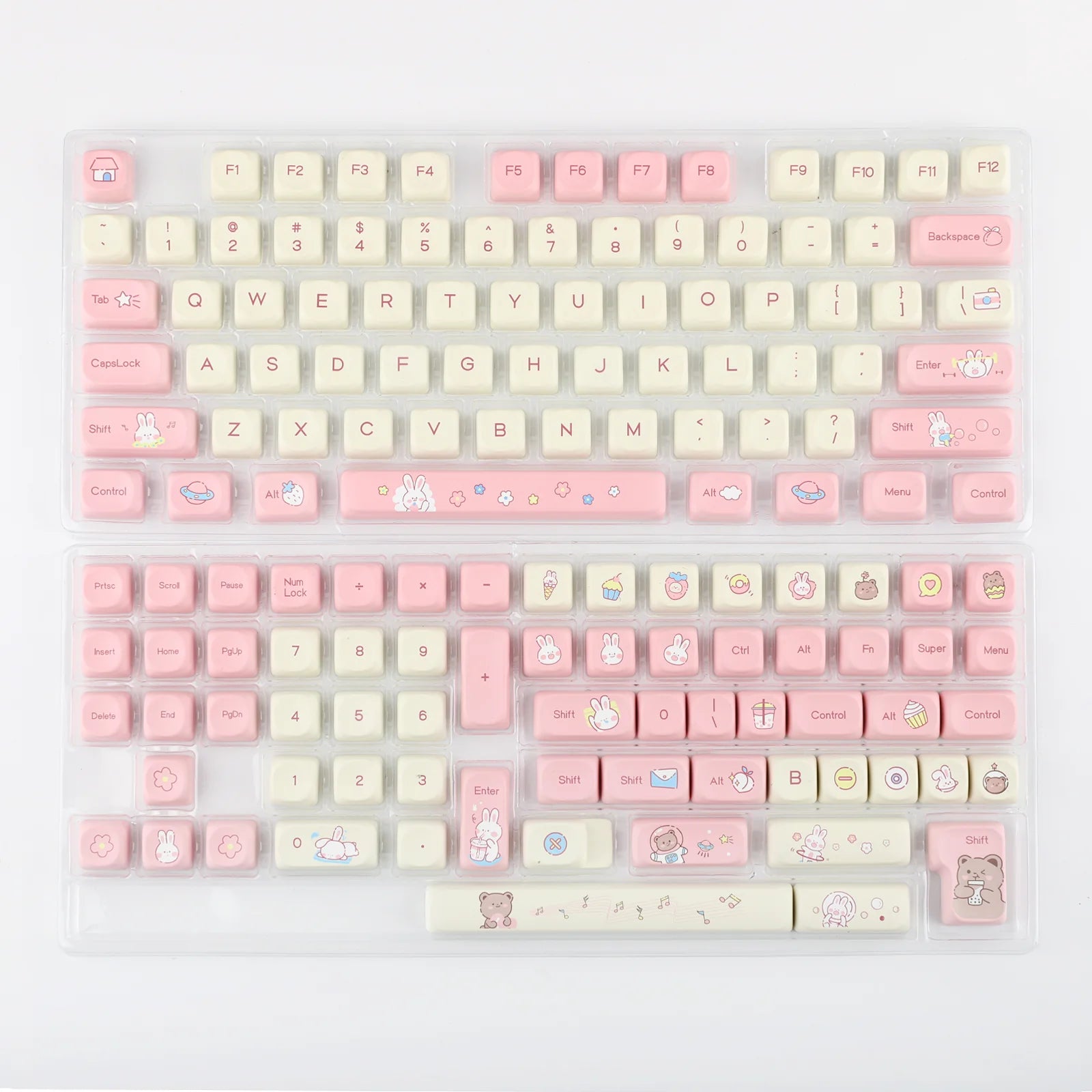 141 Keys MOA Profile Dye Sublimation PBT Full Keycaps Set