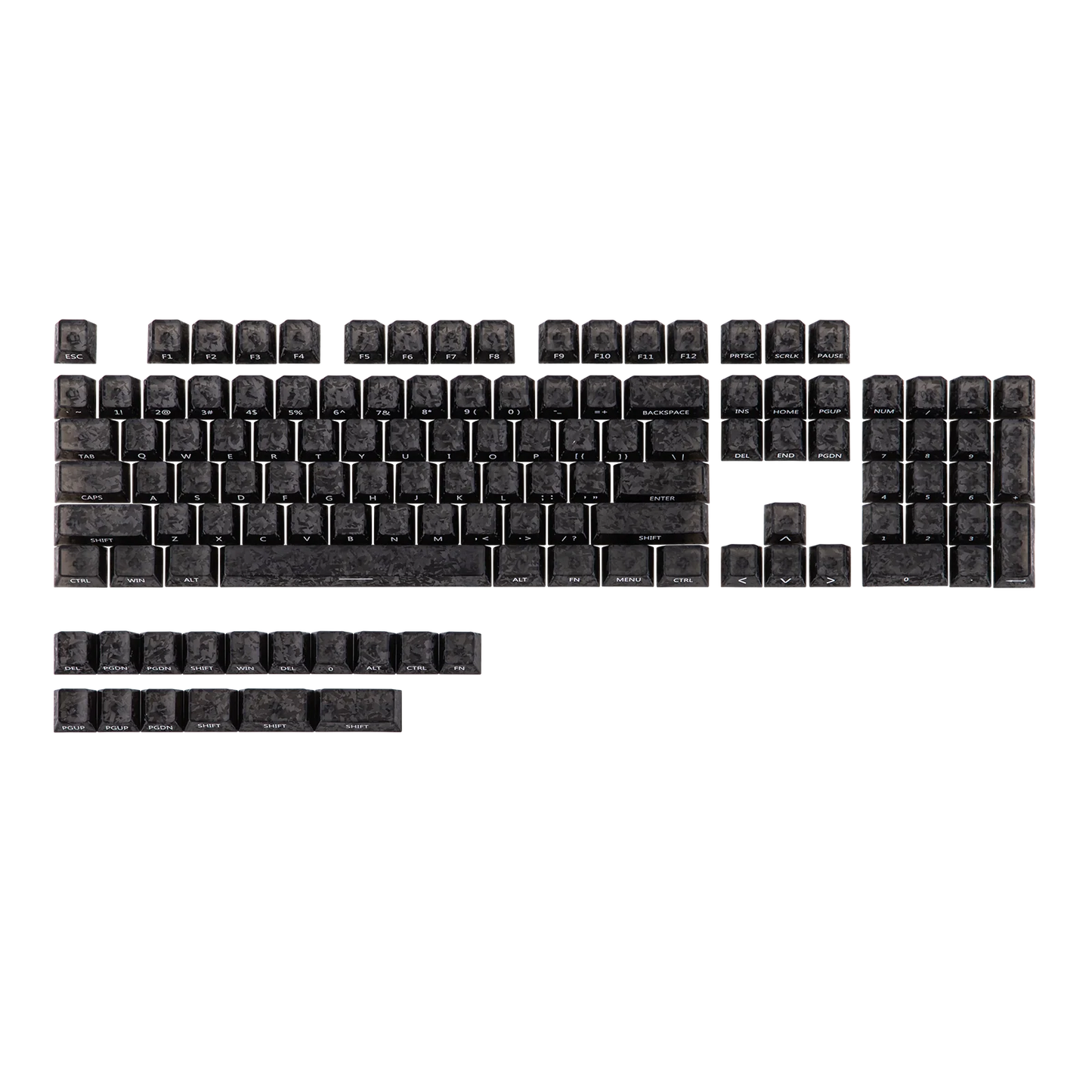 EPOMAKER SmokFiber Keycaps Set