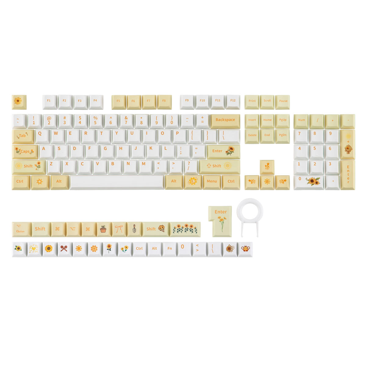 Sunflower Keycap Set